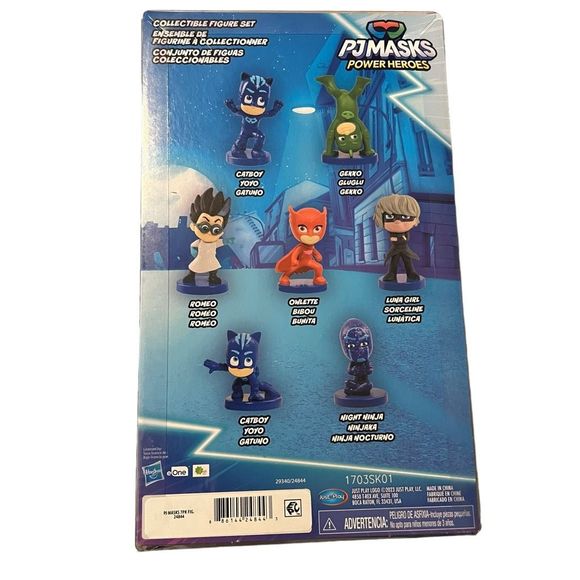 PJ Masks Power Heroes 7 Piece Collectible Figure Set Catboy Owlette Romeo Gekko‎ - Picture 2 of 2